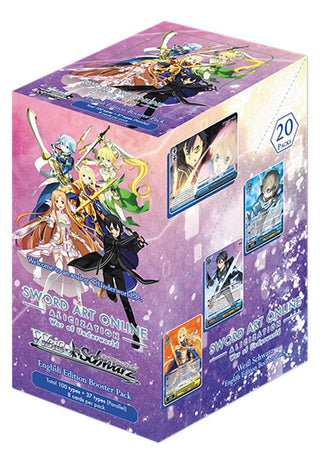 Sword Art Online -Alicization- Vol.2 Booster Box [SAO/S80] - Weiss Schwarz Sealed