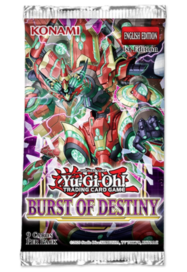Burst of Destiny Booster Pack [1st Edition] (BODE) - YuGiOh Sealed
