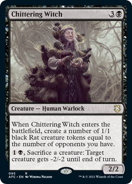 Chittering Witch (95) [AFC] - MTG Single