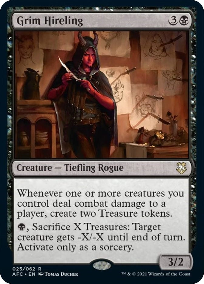 Grim Hireling (25) [AFC] - MTG Single