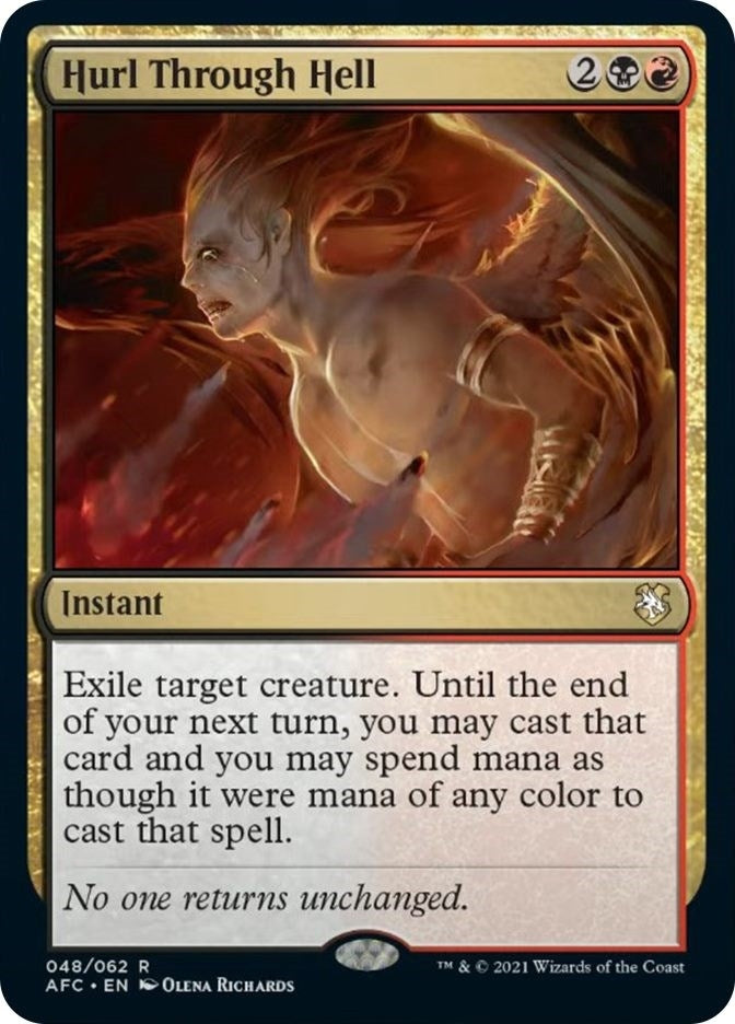 Hurl Through Hell (48) [AFC] - MTG Single