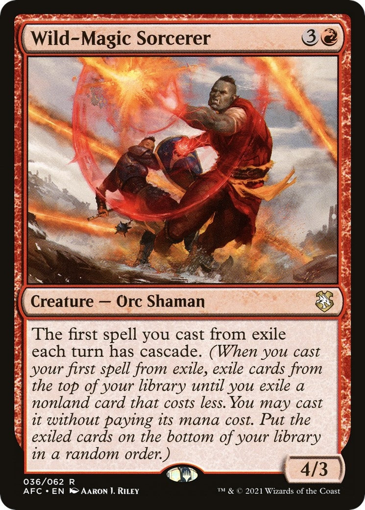 Wild-Magic Sorcerer (36) [AFC] - MTG Single