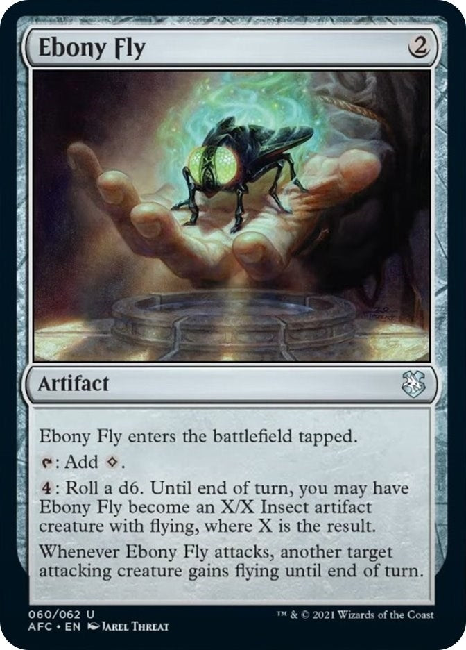 Ebony Fly (60) [AFC] - MTG Single