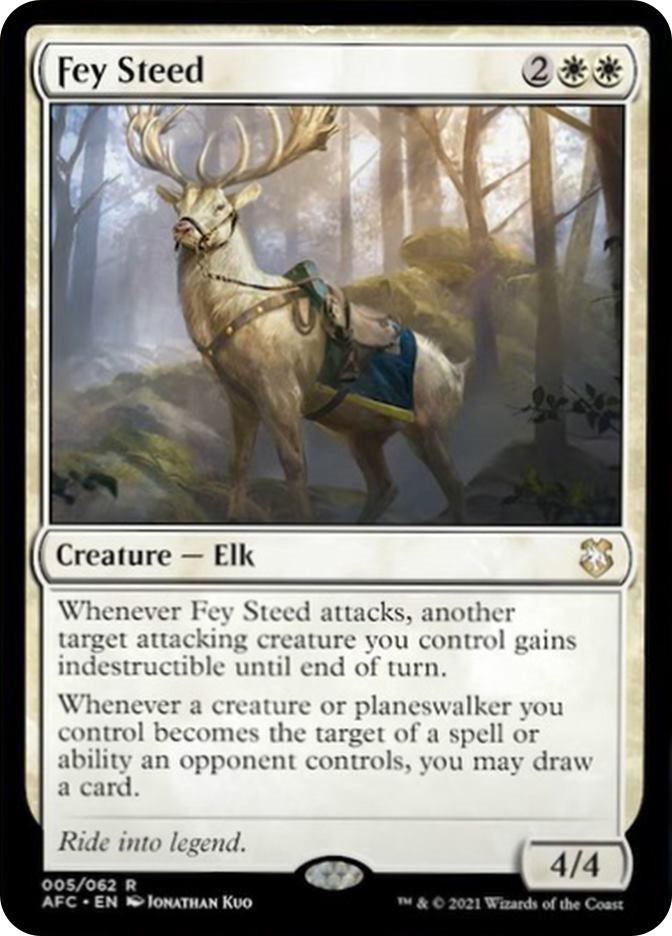 Fey Steed (5) [AFC] - MTG Single