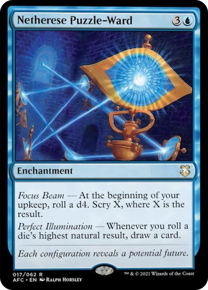 Netherese Puzzle-Ward (17) [AFC] - MTG Single
