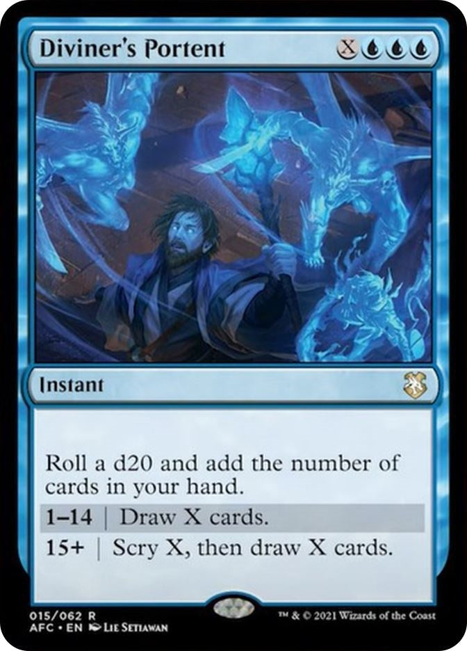 Diviner’s Portent (15) [AFC] - MTG Single