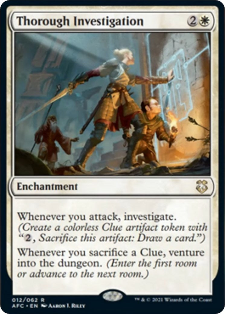Thorough Investigation (12) [AFC] - MTG Single