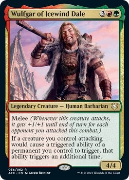 Wulfgar of Icewind Dale (56) [AFC] - MTG Single