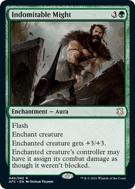 Indomitable Might (40) [AFC] - MTG Single