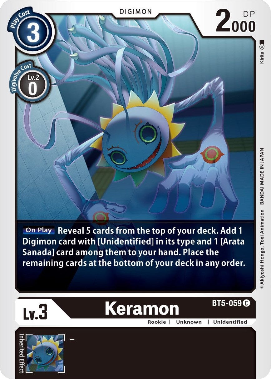 Keramon (5059) [BT05] - Digimon Card Game Single