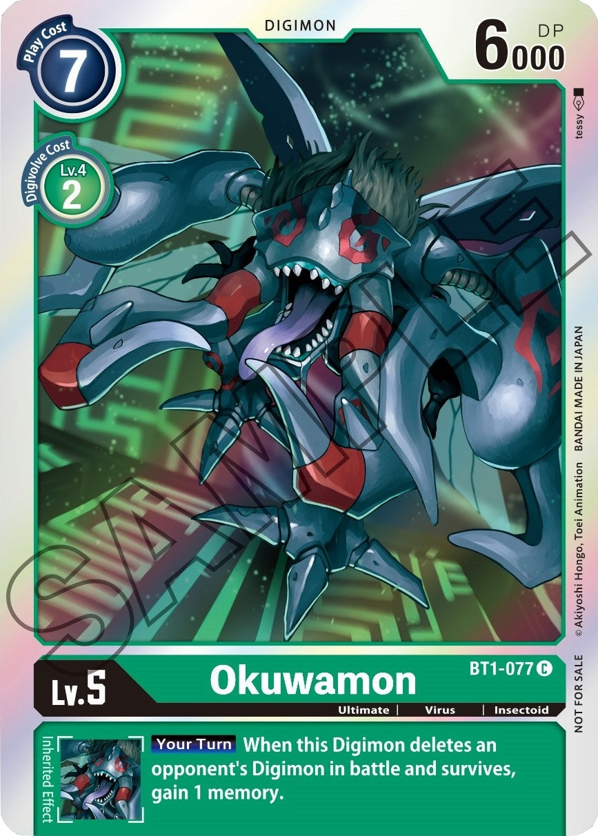 Okuwamon - BT1-077 (Event Pack 1) (1077) [BT01-03] - Digimon Card Game Single