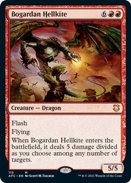 Bogardan Hellkite (115) [AFC] - MTG Single