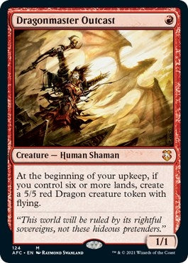 Dragonmaster Outcast (124) [AFC] - MTG Single