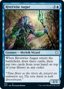 Riverwise Augur (93) [AFC] - MTG Single