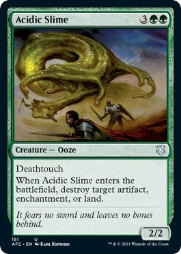 Acidic Slime (151) [AFC] - MTG Single