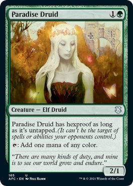 Paradise Druid (165) [AFC] - MTG Single