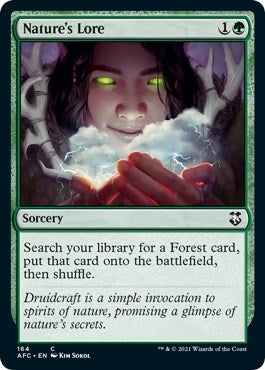 Nature’s Lore (164) [AFC] - MTG Single