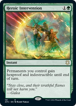 Heroic Intervention (161) [AFC] - MTG Single