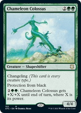 Chameleon Colossus (153) [AFC] - MTG Single