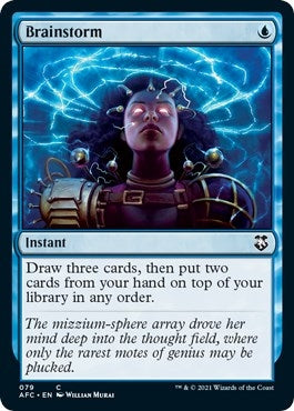 Brainstorm (79) [AFC] - MTG Single