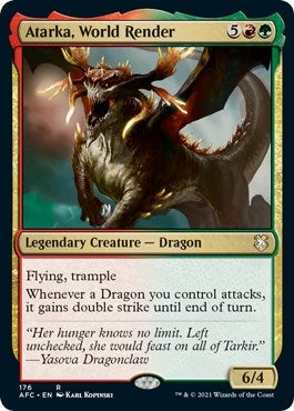 Atarka World Render (176) [AFC] - MTG Single