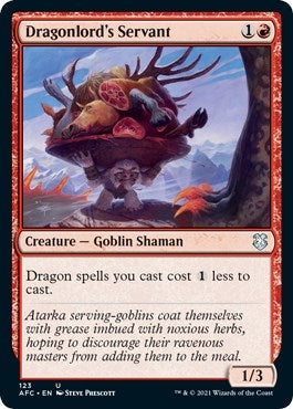 Dragonlord’s Servant (123) [AFC] - MTG Single