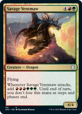 Savage Ventmaw (191) [AFC] - MTG Single