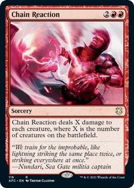 Chain Reaction (116) [AFC] - MTG Single