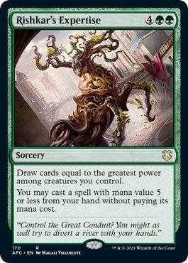 Rishkar’s Expertise (170) [AFC] - MTG Single