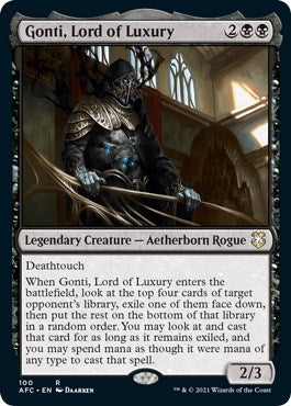 Gonti Lord of Luxury (100) [AFC] - MTG Single