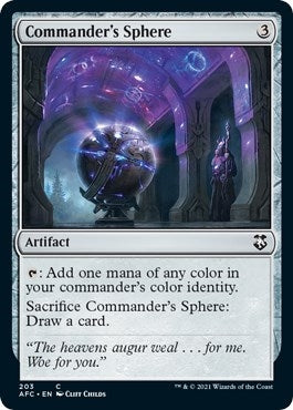 Commander’s Sphere (203) [AFC] - MTG Single