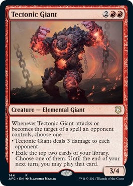 Tectonic Giant (144) [AFC] - MTG Single