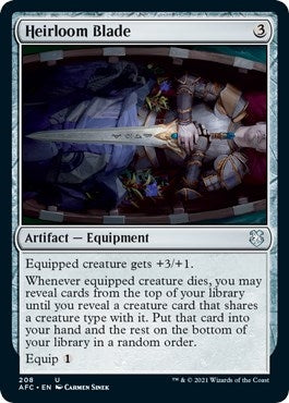Heirloom Blade (208) [AFC] - MTG Single