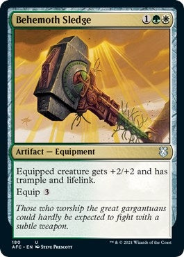 Behemoth Sledge (180) [AFC] - MTG Single