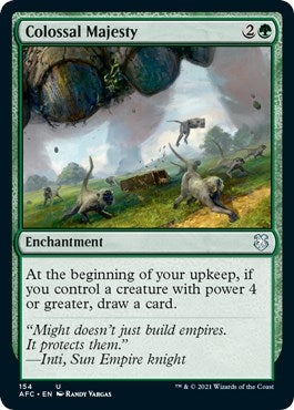 Colossal Majesty (154) [AFC] - MTG Single