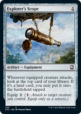 Explorer’s Scope (205) [AFC] - MTG Single