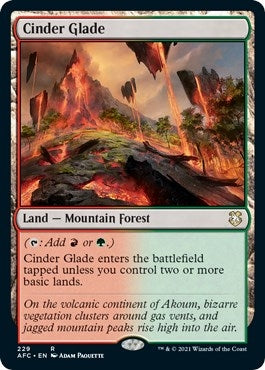 Cinder Glade (229) [AFC] - MTG Single