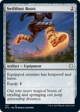 Swiftfoot Boots (217) [AFC] - MTG Single