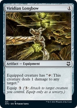 Viridian Longbow (221) [AFC] - MTG Single