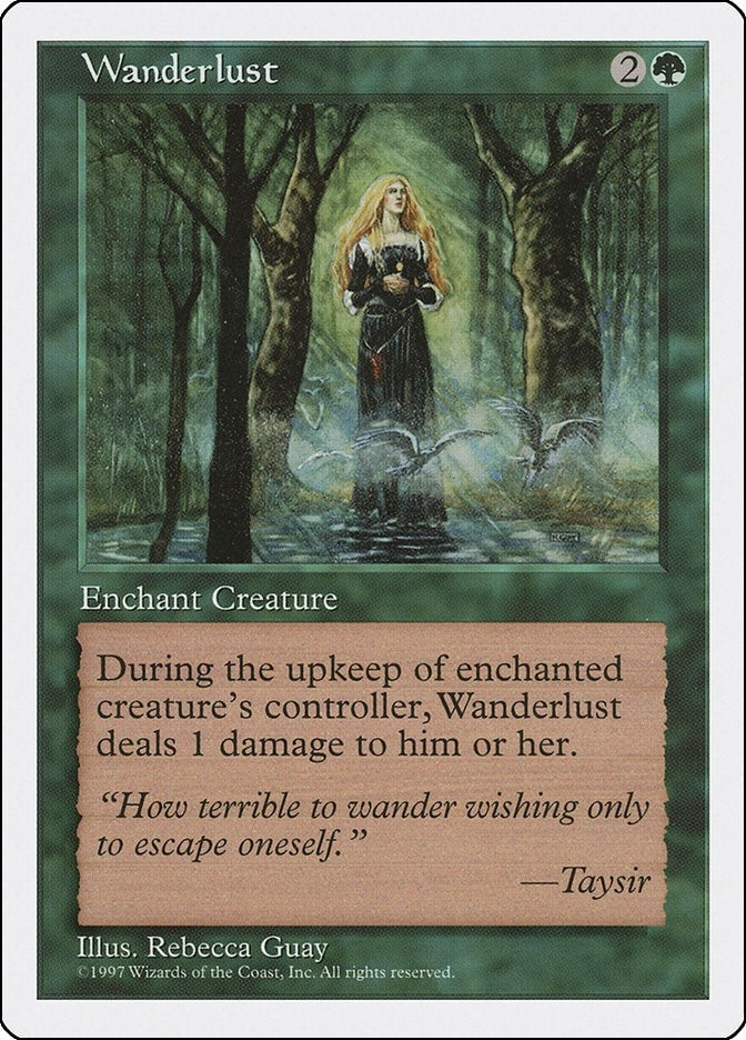 Wanderlust [5ED] - MTG Single