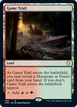 Game Trail (240) [AFC] - MTG Single