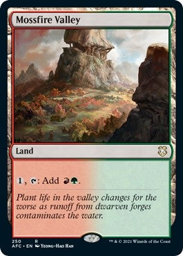 Mossfire Valley (250) [AFC] - MTG Single