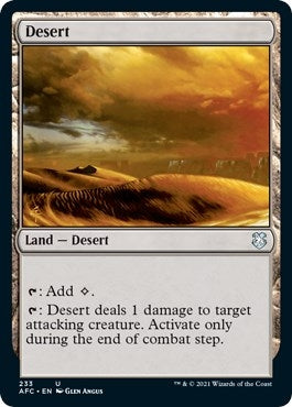 Desert (233) [AFC] - MTG Single