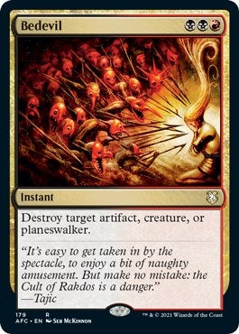 Bedevil (179) [AFC] - MTG Single