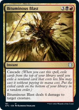 Bituminous Blast (181) [AFC] - MTG Single