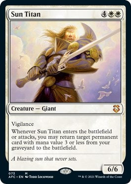 Sun Titan (73) [AFC] - MTG Single