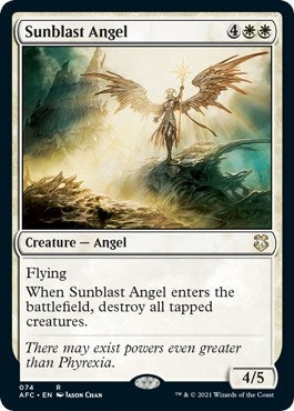 Sunblast Angel (74) [AFC] - MTG Single
