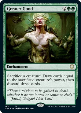 Greater Good (160) [AFC] - MTG Single