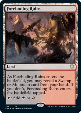 Foreboding Ruins (238) [AFC] - MTG Single
