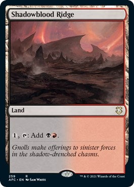 Shadowblood Ridge (259) [AFC] - MTG Single